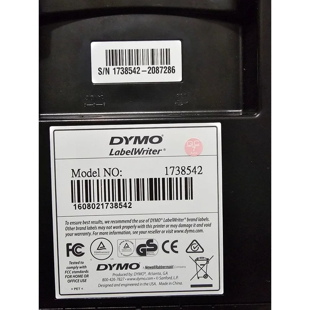 Dymo LabelWriter 4XL Thermal Shipping Label Printer & 8 Rolls Of Labels 1738542